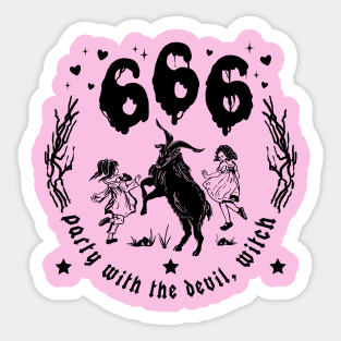 666PWTDW Sticker